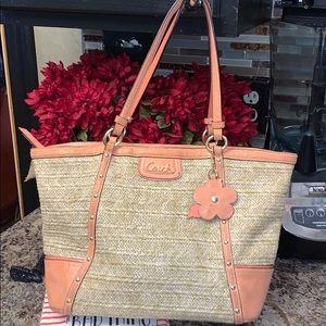 Coach summer tote